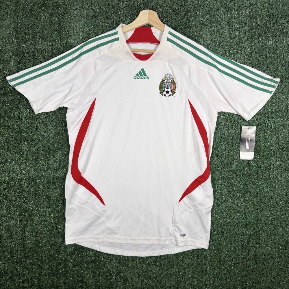Mexico Jersey Adidas Football Soccer Vintage Y2K 2007-2008 Away Jersey Men L